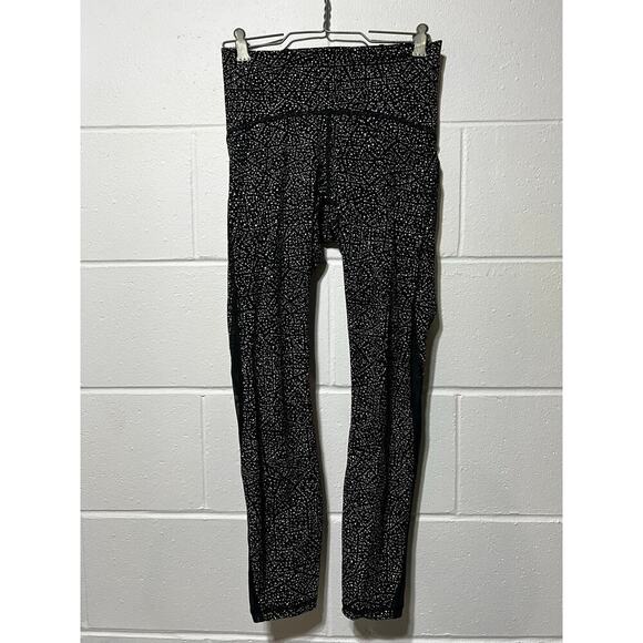 Lululemon Train Times 7/8 Pant Night View Black And White Size 4 - Picture 4 of 8